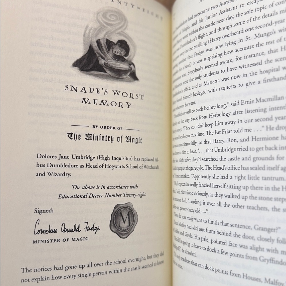 RARE W/ ERROR Harry Potter & the Order of the Phoenix (2003) DELUXE 1st Ed HC - Picture 7 of 9
